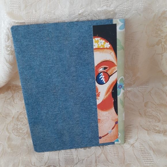 Mona Lisa Hippie Journal Handmade One of a Kind - Picture 7 of 7